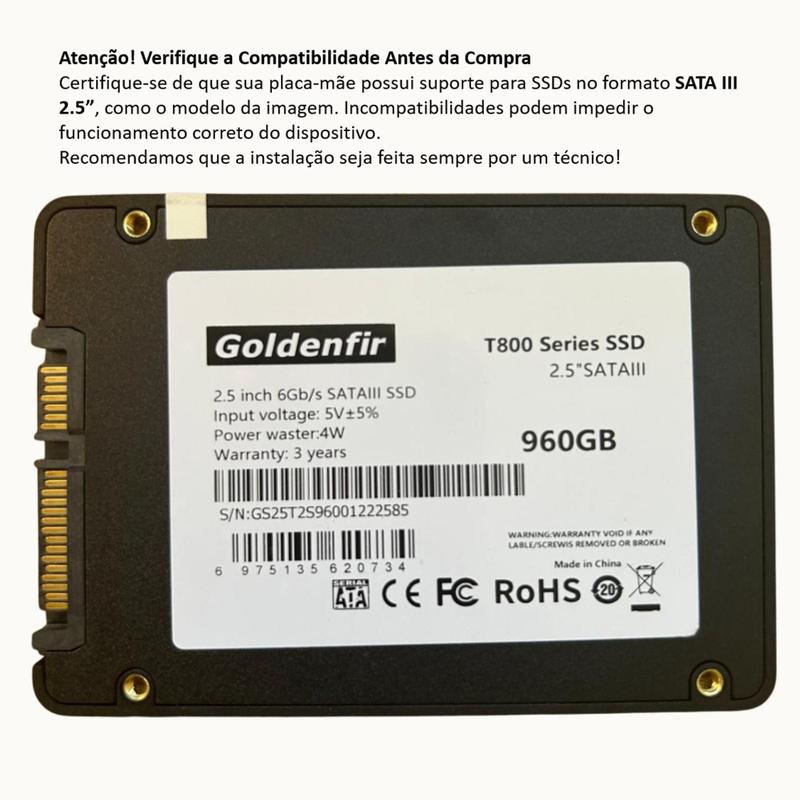 Ssd goldenfir t800 2,5